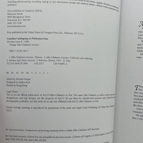 Vintage Allis-Chalmers Tractors The Ultimate Tribute to Allis Chalmers Tractors - Picture 4 of 4